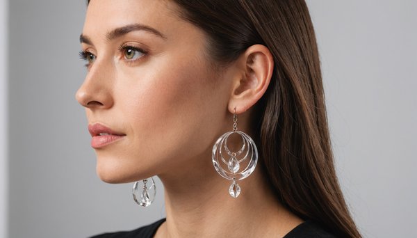 L'art des boucles d'oreilles transparentes : 5 styles à adopter